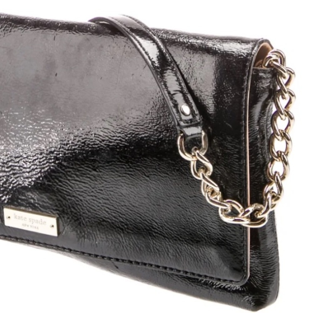 Kate Spade Patent Leather Evening Shoulder Bag - Picture 3 of 17